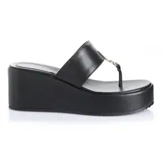 VIA UNO - Sandalia Mujer Negro 22542601