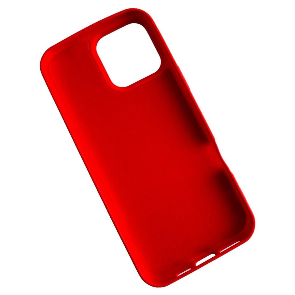 GENERICO - Carcasa Funda Para iPhone 16 Pro Max Silicona Rojo