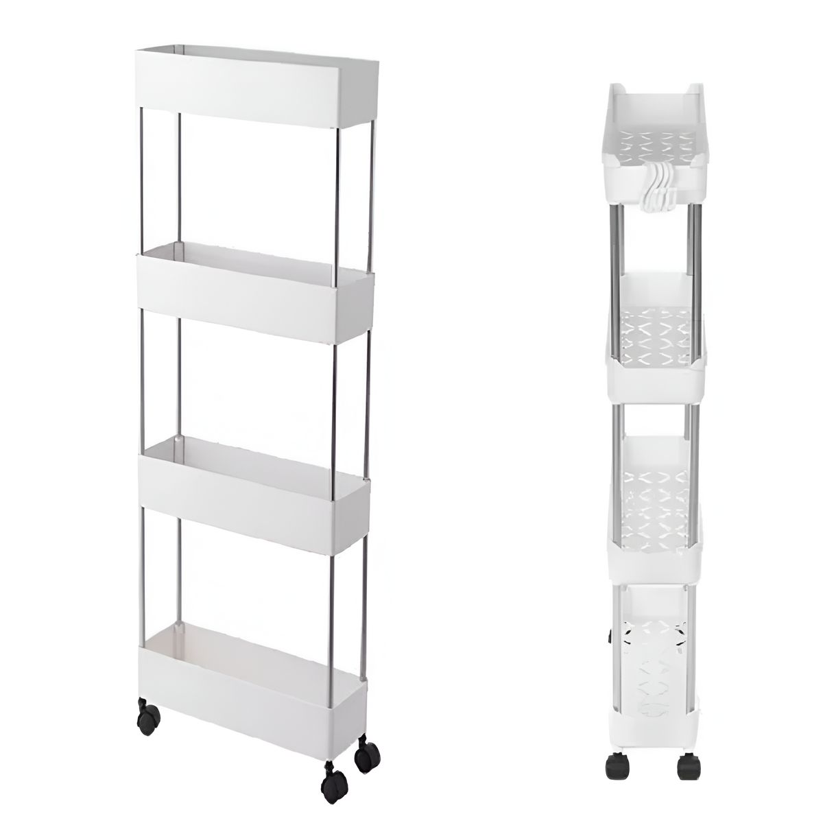 IMPORTCLICK - Estante Organizador Con Ruedas 4 Niveles Para Cocina