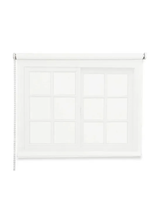 Cortina Roller Rustica Deluxe 80x160 CM Blanco - Blanco