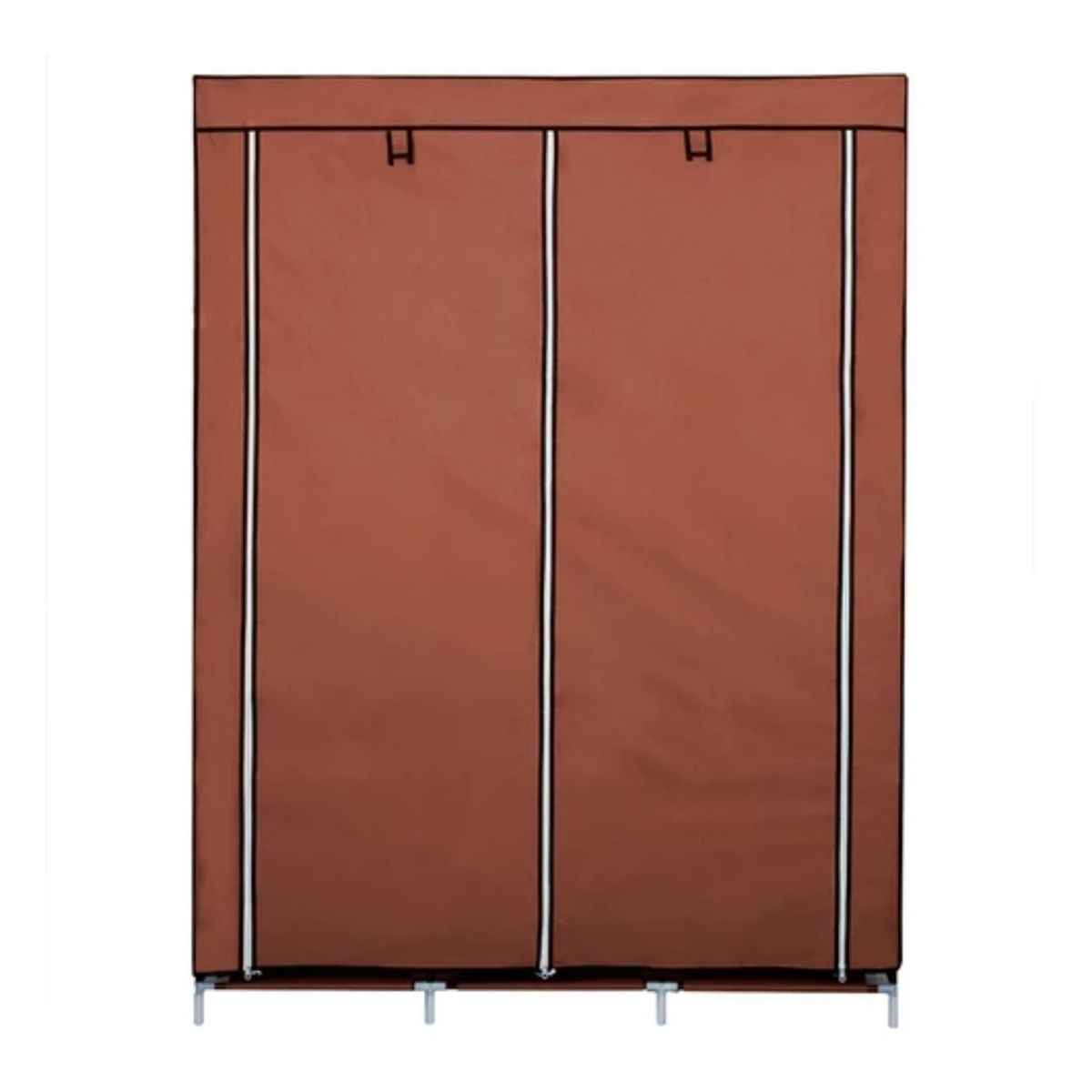 IMPORTCLICK - Closet Organizador Armable de Tela Café 3 Cuerpos