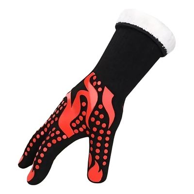 Imagen 2 del producto Par Guantes Cocina Alta Temperatura Asado Parrilla BBQ