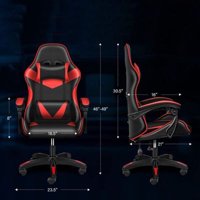 Imagen 2 del producto Silla Gamer Profesional Oficina Roja - Rojo