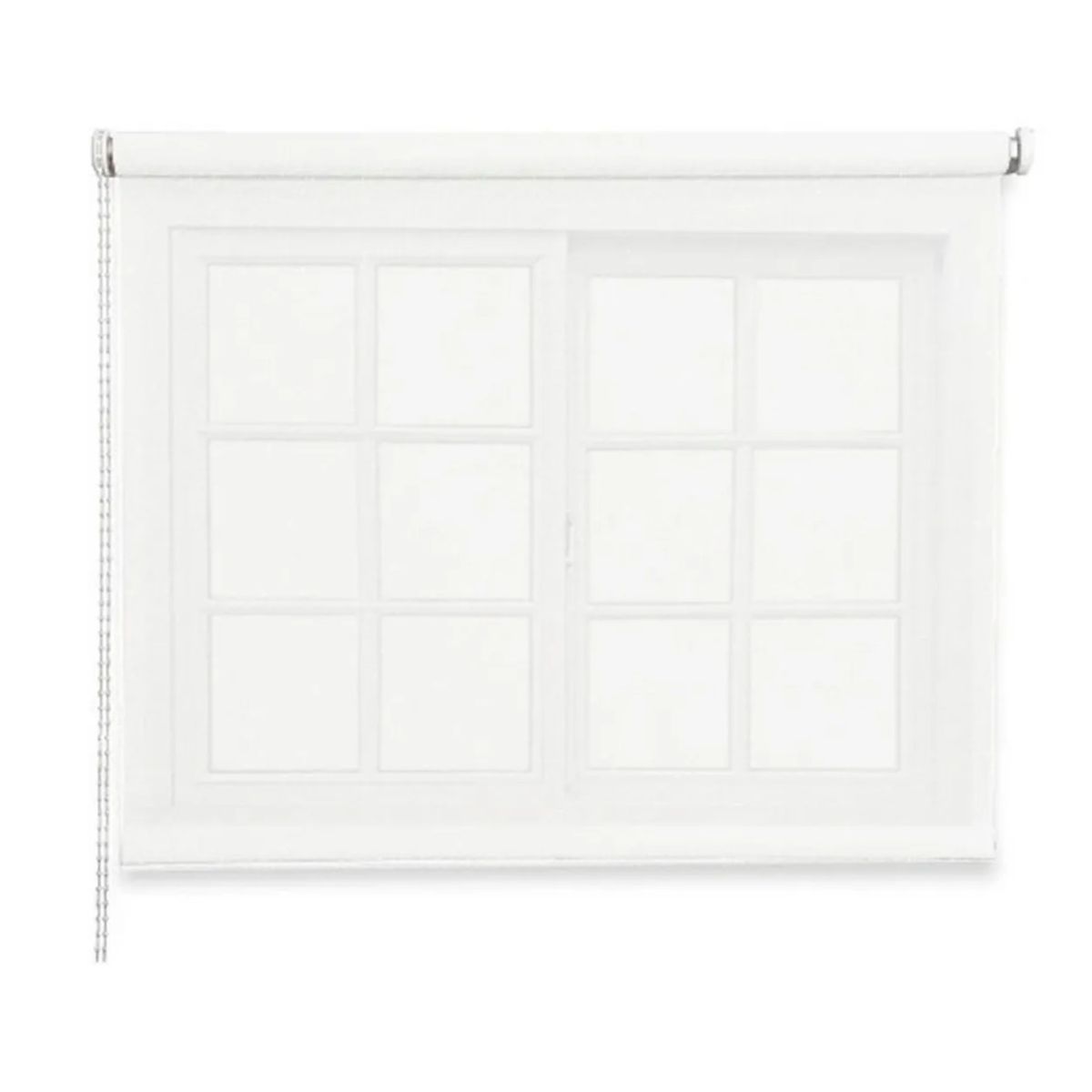 IMPORTCLICK - Cortina Roller Rustica Deluxe 100x160 CM Blanco - Blanco