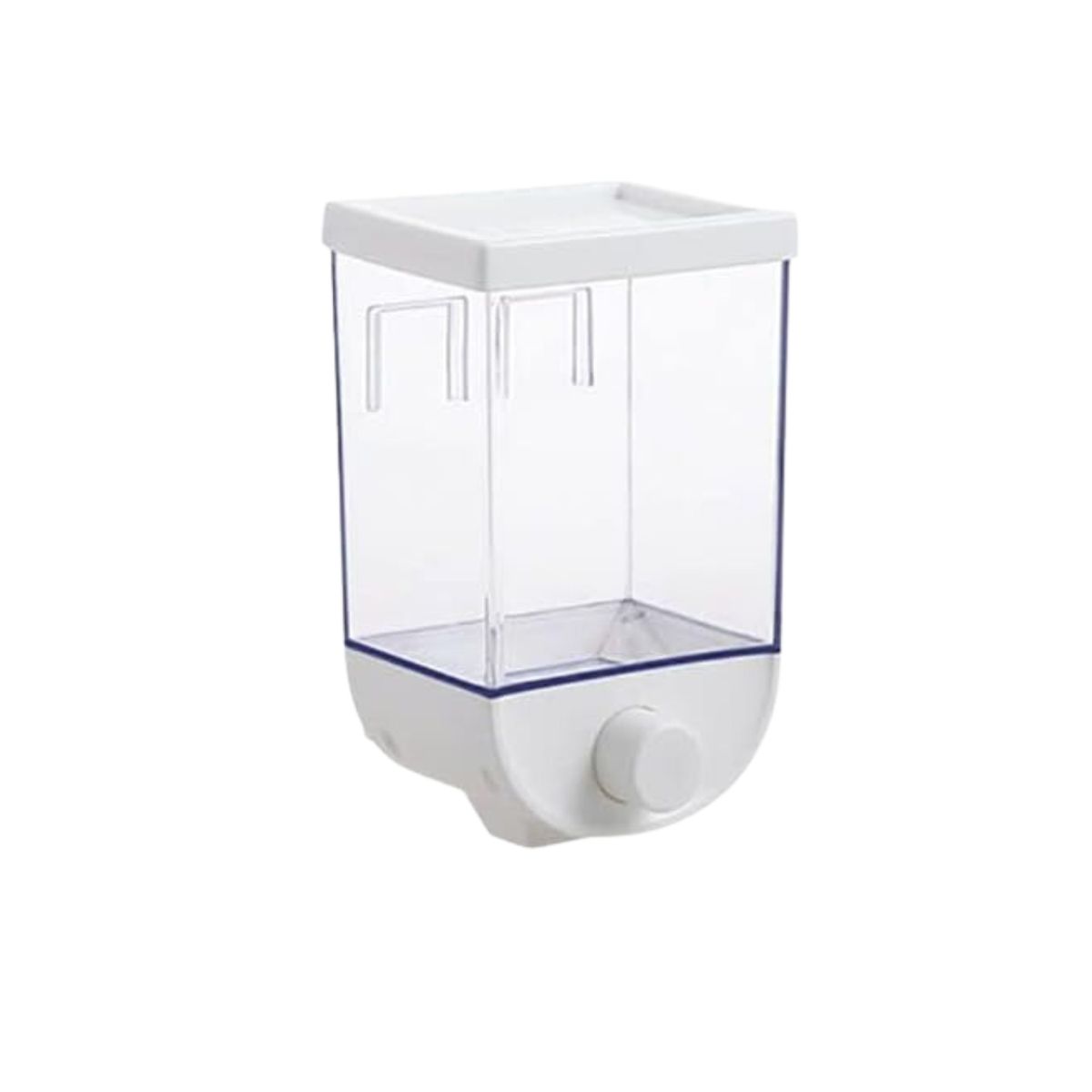 IMPORTCLICK - Contenedor Organizador Pared Cereales Azúcar Especies 1 Litro. Blanco