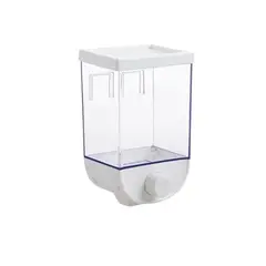 IMPORTCLICK - Contenedor Organizador Pared Cereales Azúcar Especies 1 Litro. Blanco