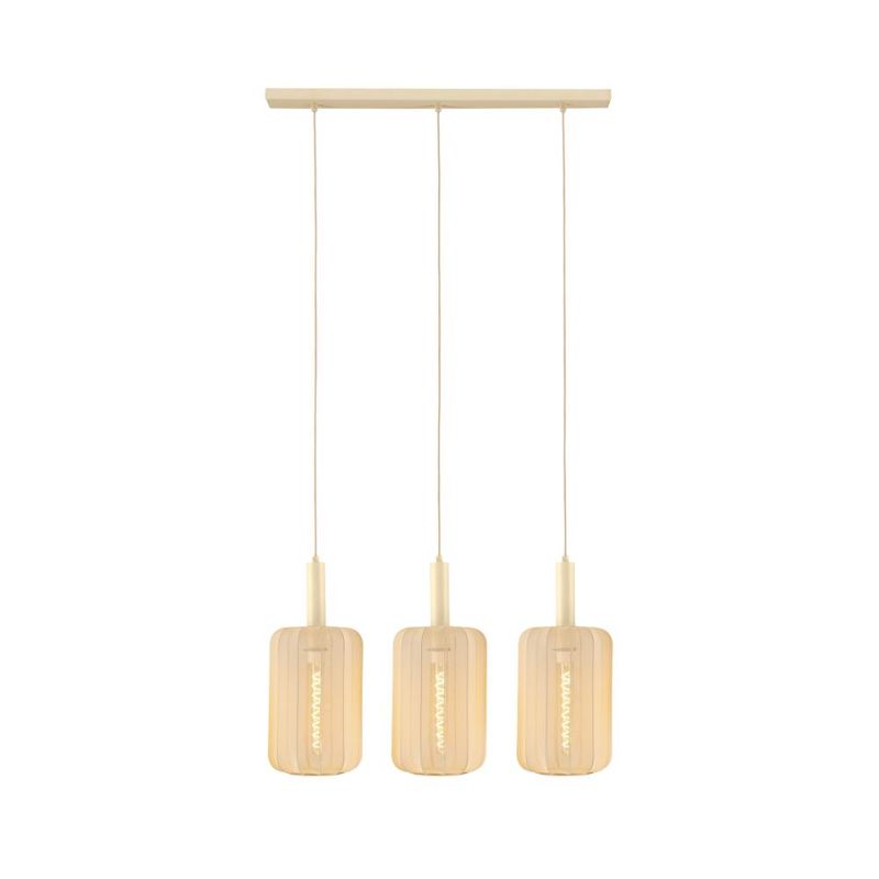 BOSCO - LAMPARA COLGANTE CORINA BEIGE 3xE27
