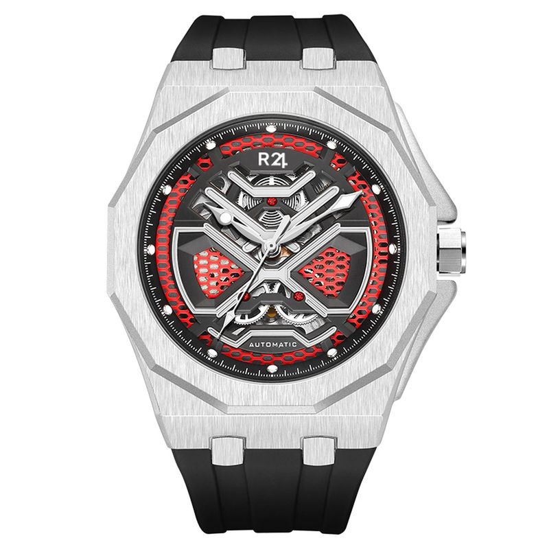 R24 - Reloj R24 Automatico SK-05 Skeleton Silicona