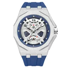 R24 - Reloj Automatico SK-05 Skeleton Silicona