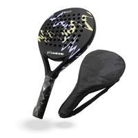 Pala de Padel 4018 Negra con Lila Incluye Estuche