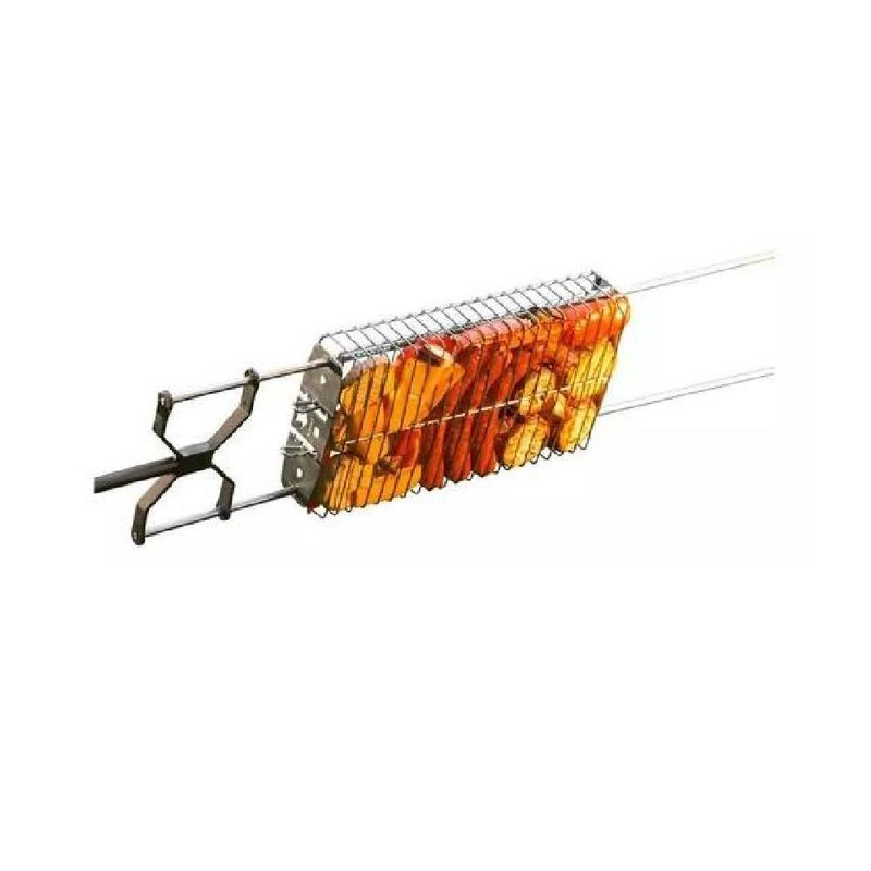 GENERICO - Canasta O Rejilla De Acero Inox Para Asar Alimentos
