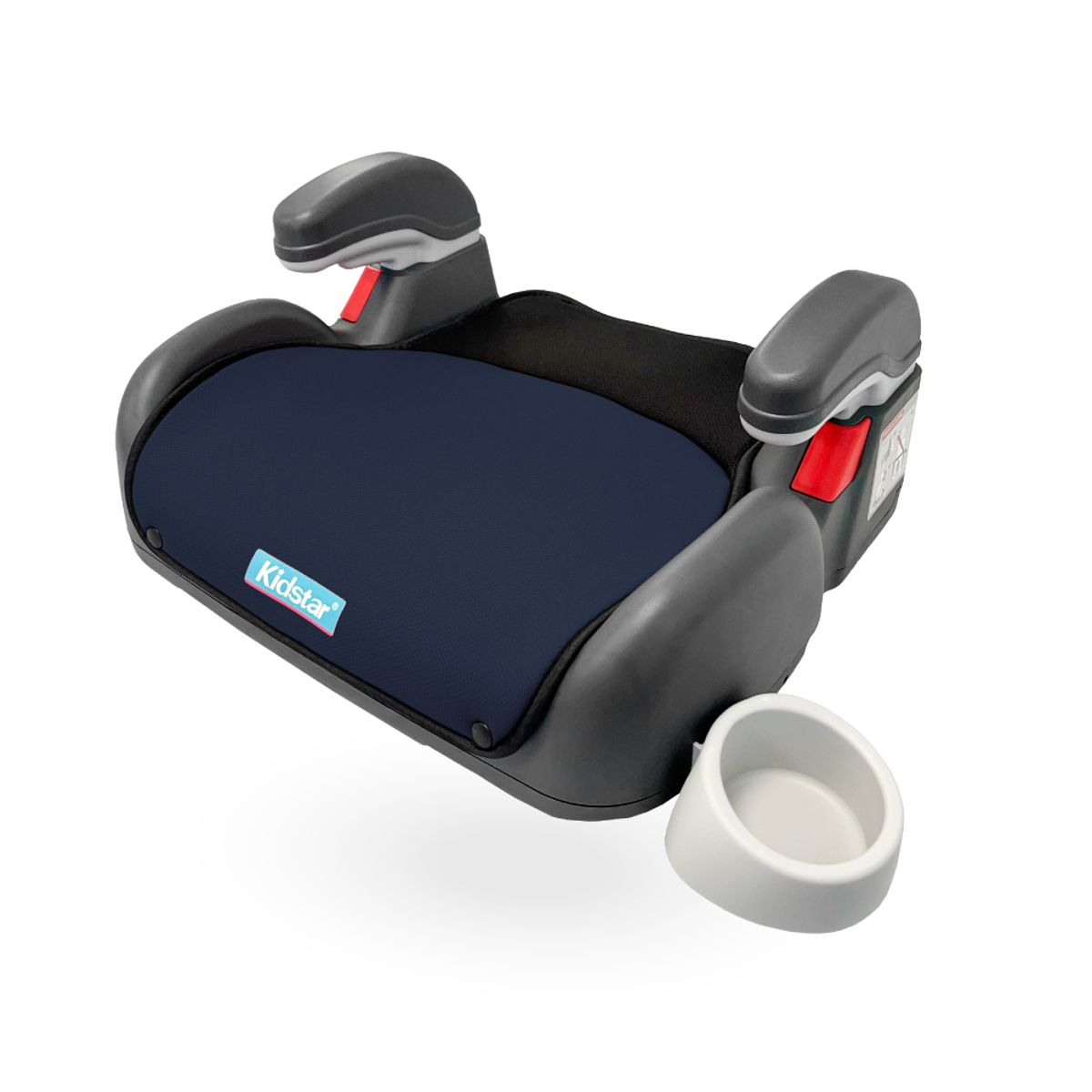 KIDSTAR - Alzador de Auto Kidstar Booster Azul con Portavasos - 22–36 kg (5–12 años)