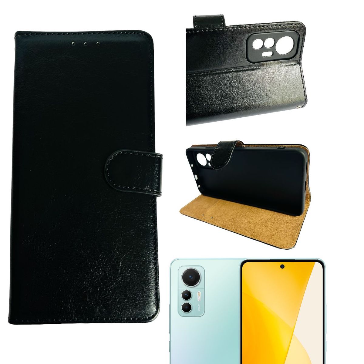 GENERICO - Carcasa Para Xiaomi Mi 12 Lite 5g Flip Cover Agenda