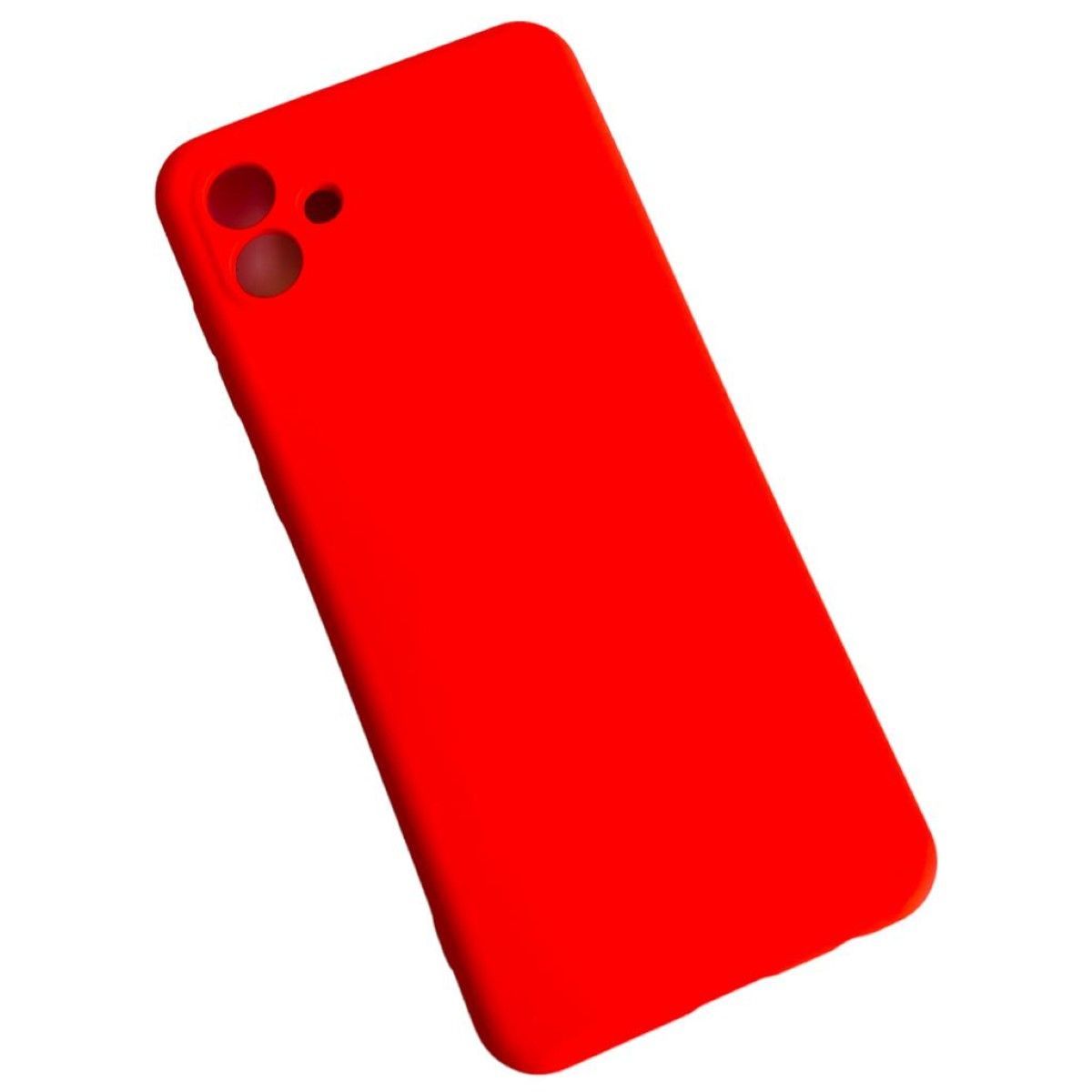 GENERICO - Carcasa Para Samsung A04 Normal Silicona Rojo