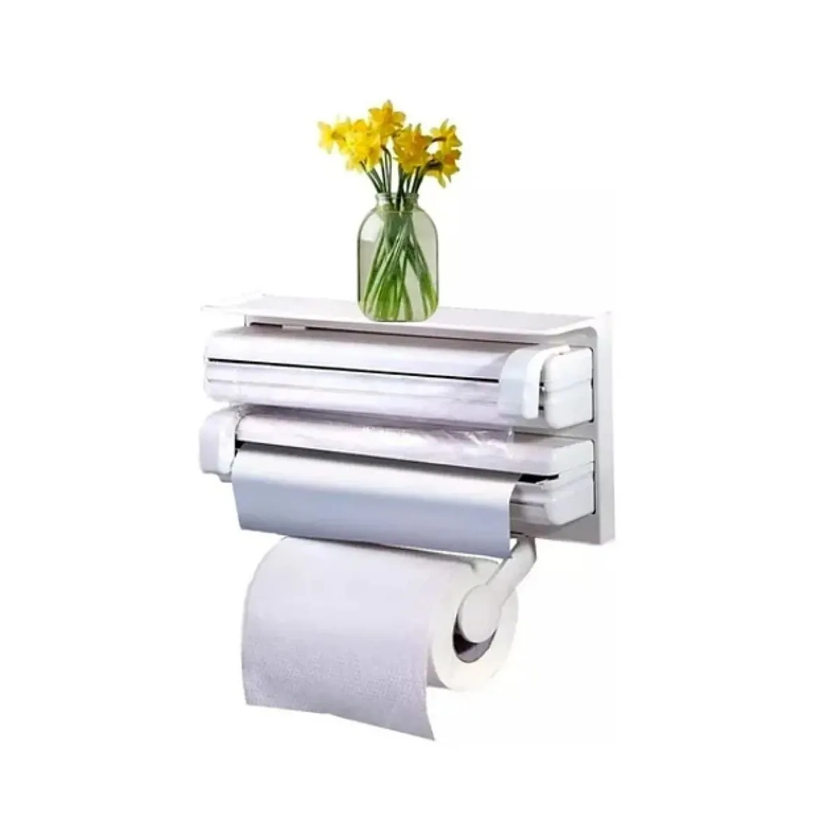 IMPORTCLICK - Dispensador Multifuncional Triple Cocina Film y Papel