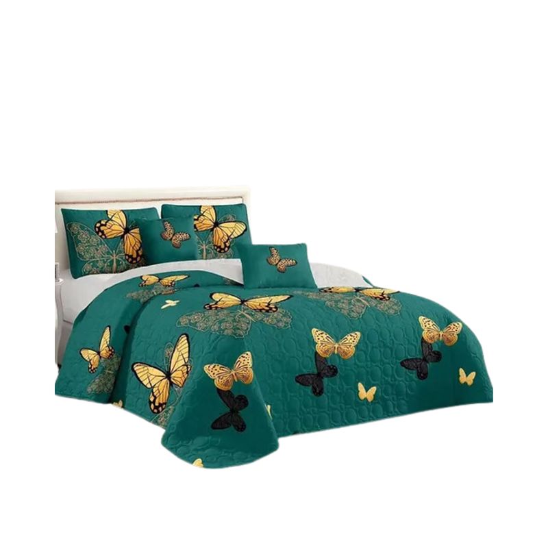 GENERICO - Cubrecama Quilt King De Verano Diseños Estampados GS