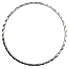 GENERICO - Argollas Cerradas Para Bisutería De Baño De Oro 5gr - Plateado