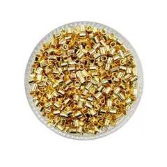 GENERICO - Grapas De Tapanudos Para Bisutería De Baño De Oro 5gr - Dorado