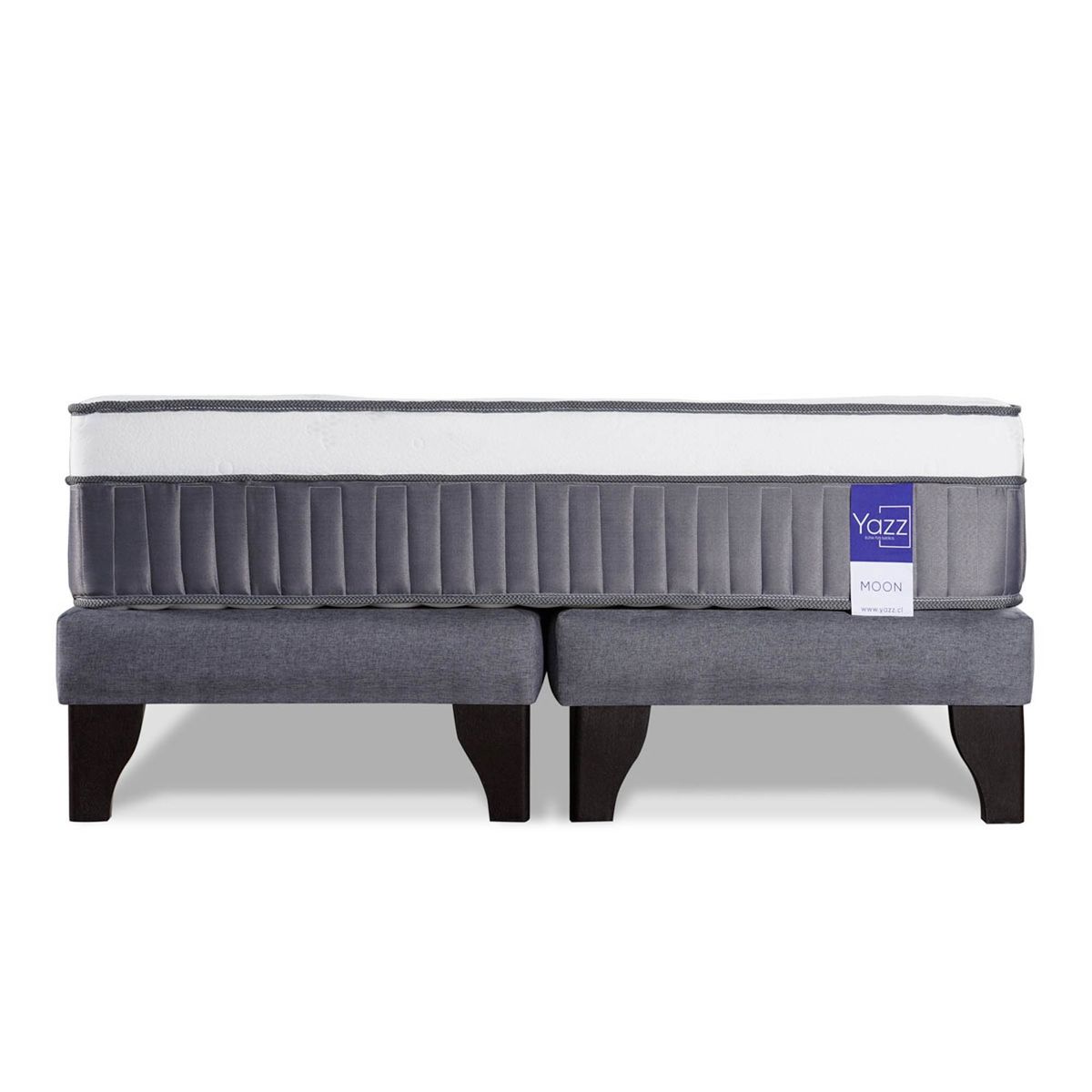 YAZZ - Cama Europea King Moon Yazz 180x200 Base Dividida