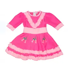 MORLAN - Vestido Niña Huasa/chinita Fiestas Patrias Chile Talla 0 Y 1