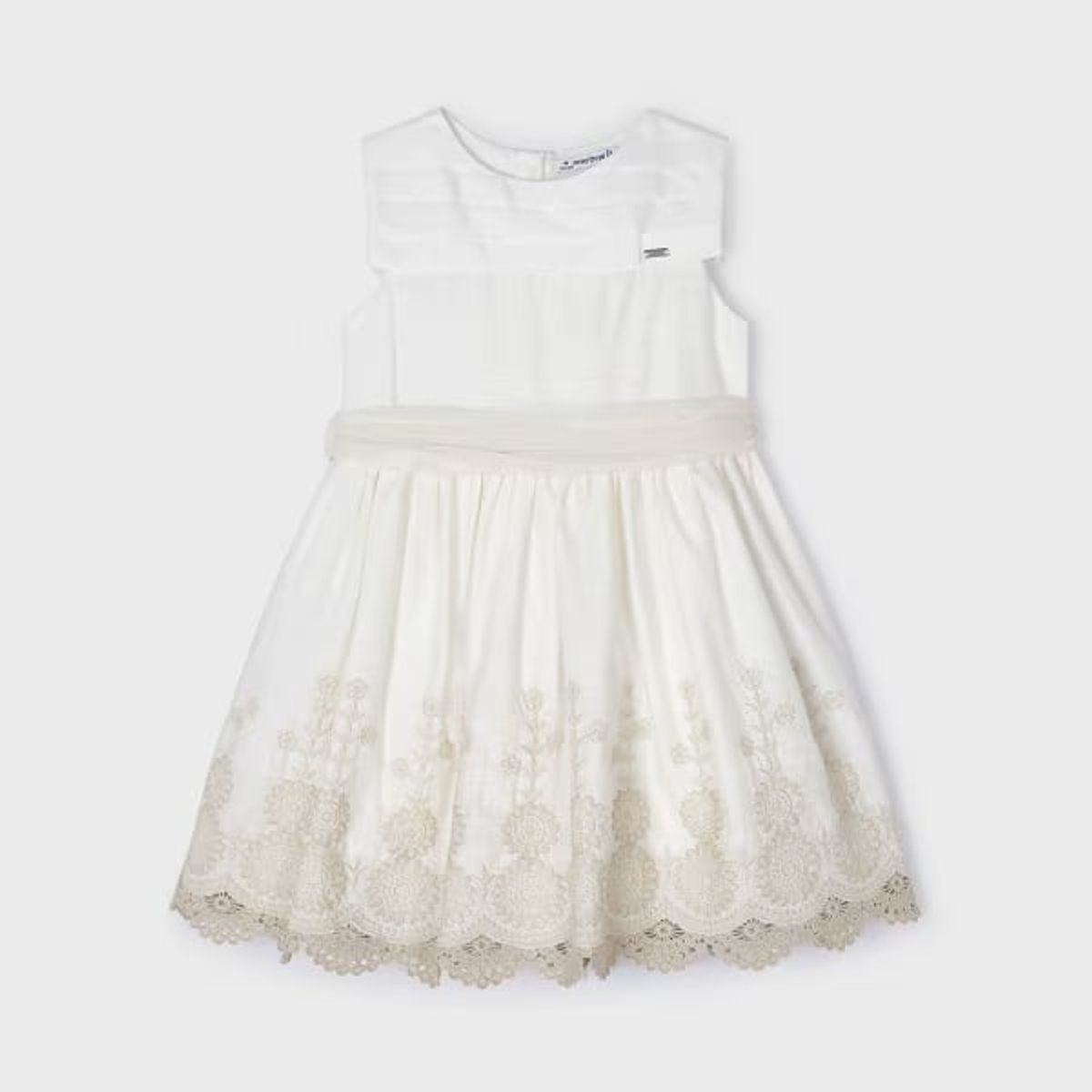 MAYORAL - Vestido bordado Better Cotton niña