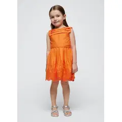 MAYORAL - Vestido bordado Better Cotton niña