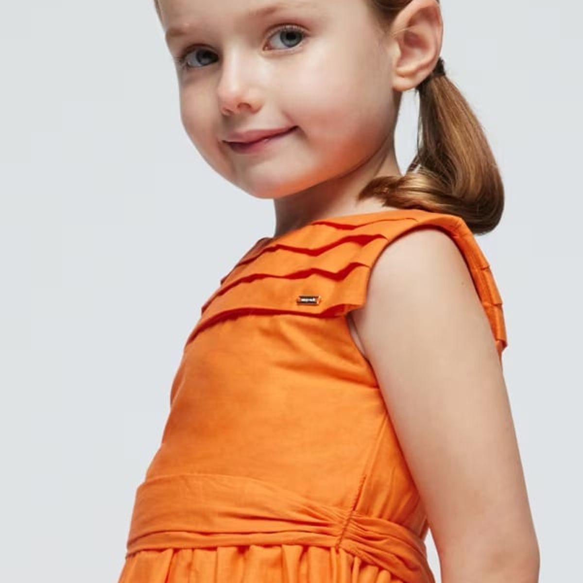 MAYORAL - Vestido bordado Better Cotton niña