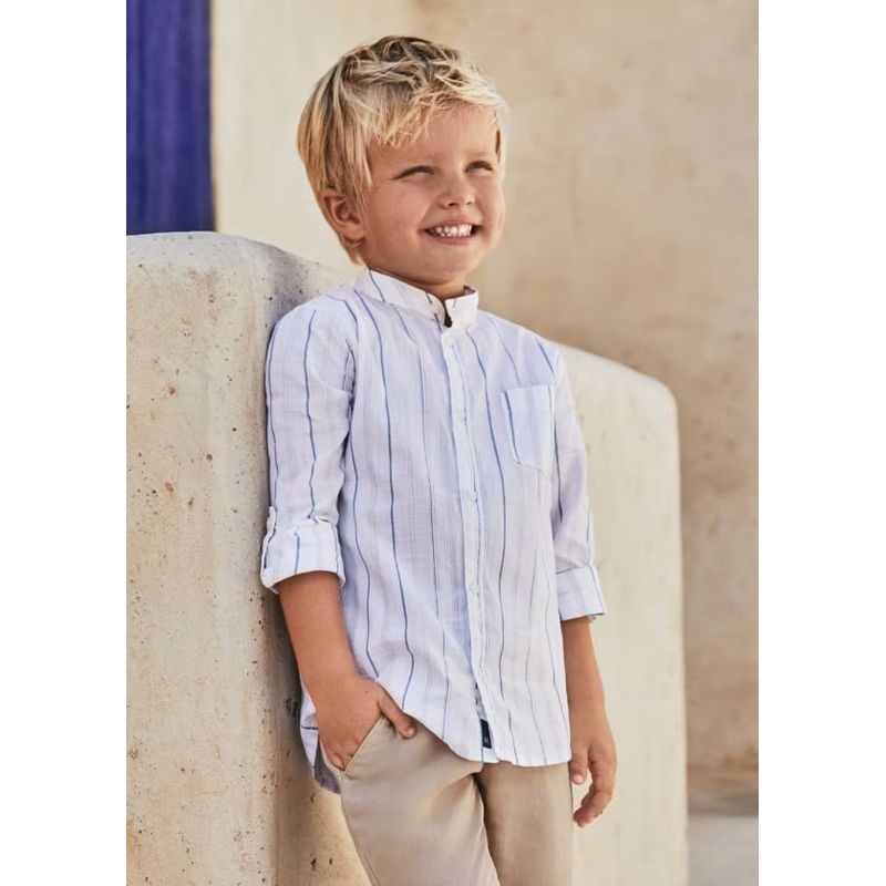 MAYORAL - Camisa manga larga rayas Better Cotton niño