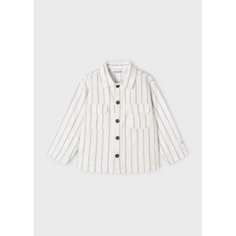 MAYORAL - Sobrecamisa rayas lino niño