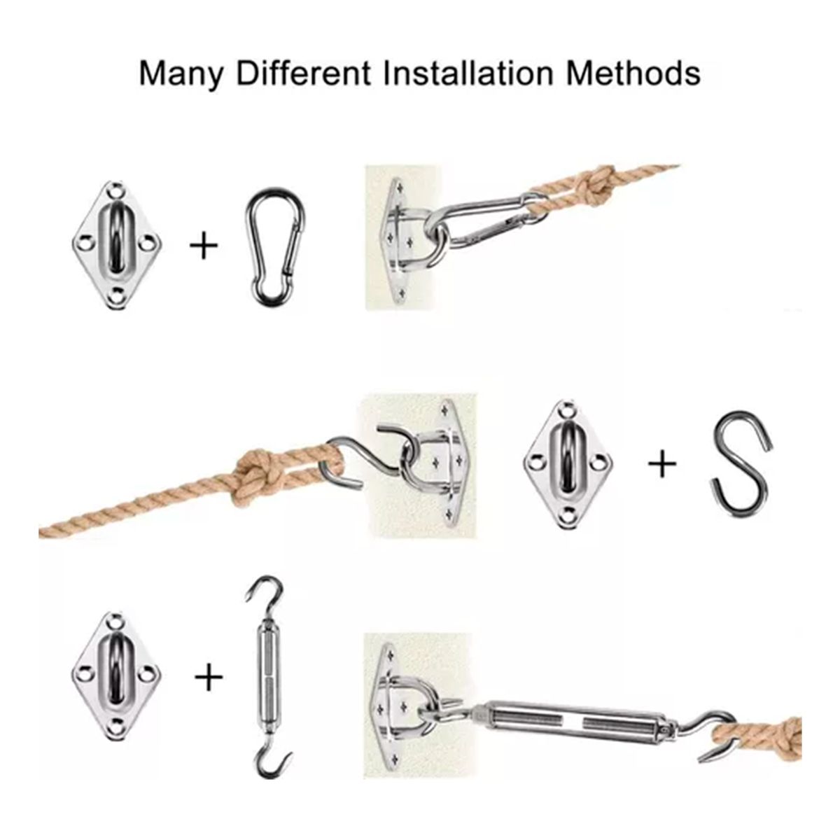 GENERICO - Kit de Instalación para Toldo Vela