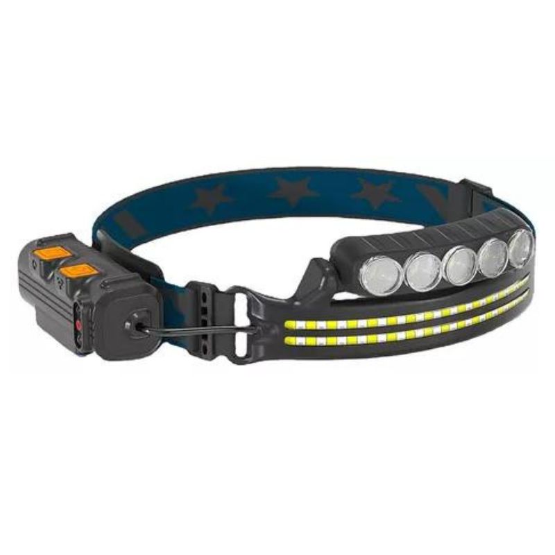 GENERICO - Linterna Frontal Recargable Led 5
