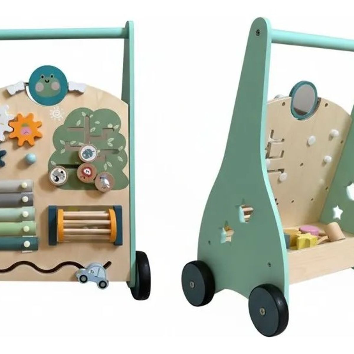 JUGUETERIA ESTELAR - Andador de Madera Sensorial Montessori