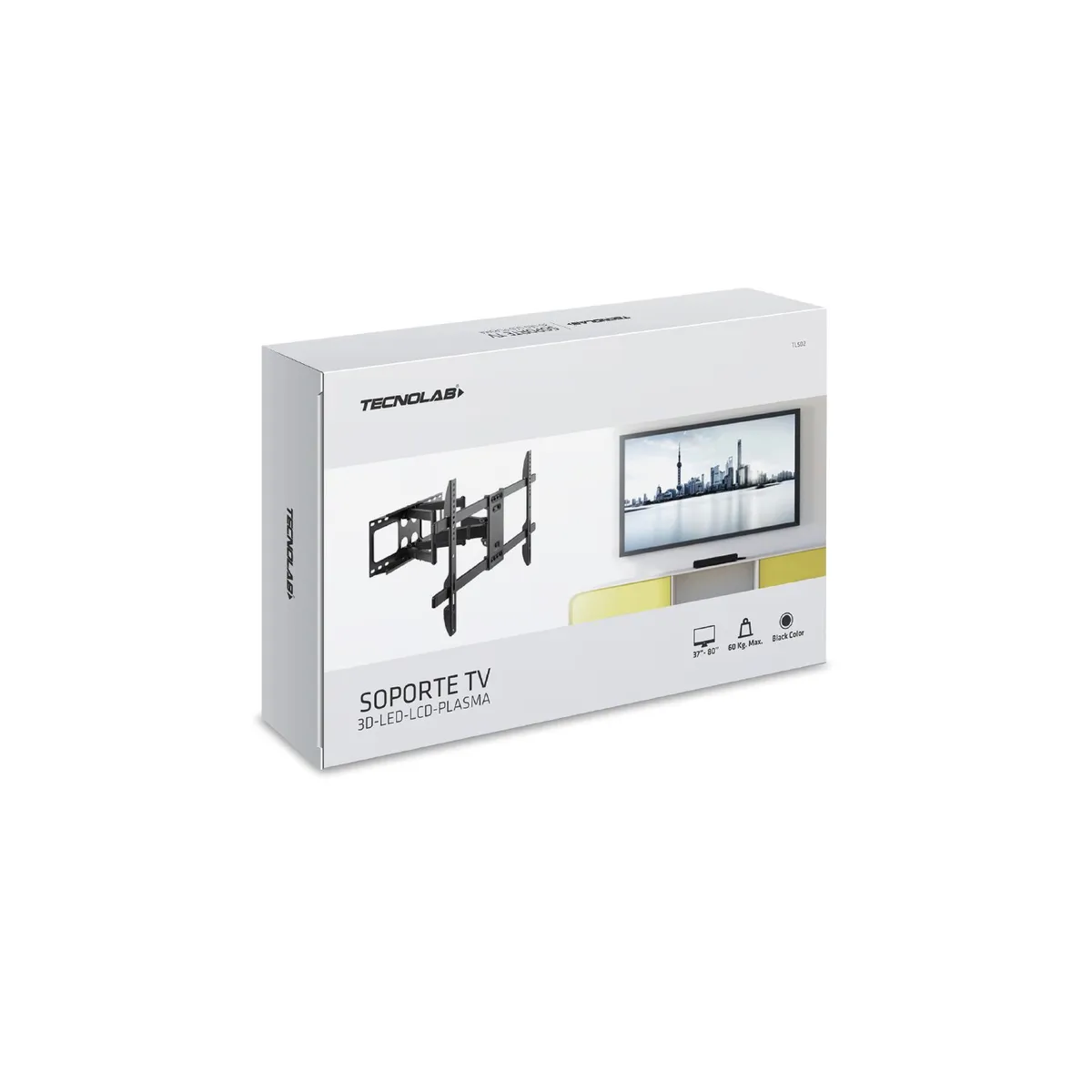 TECNOLAB - Soporte Tv Doble Brazo De 37 A 80 Pulgadas - SC