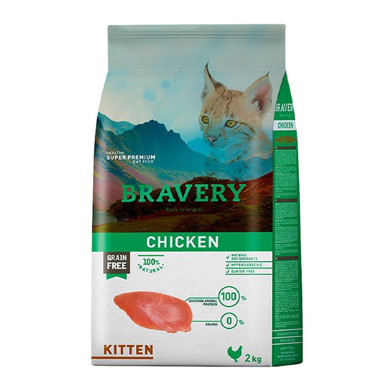 BRAVERY - Bravery Gatitos Pollo 2 kilos