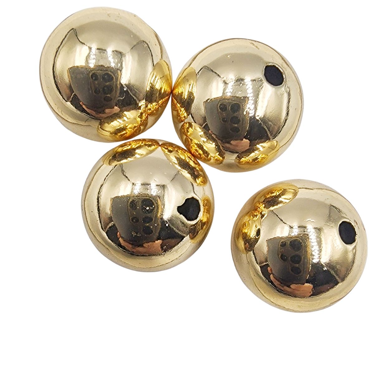 GENERICO - Balines XXL Para Bisutería De Baño De Oro Chino 10gr - Dorado