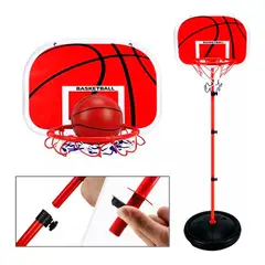 GENERICO - Aro Basketball Ajustable 60-150cms Para Niños + Base + Pelot