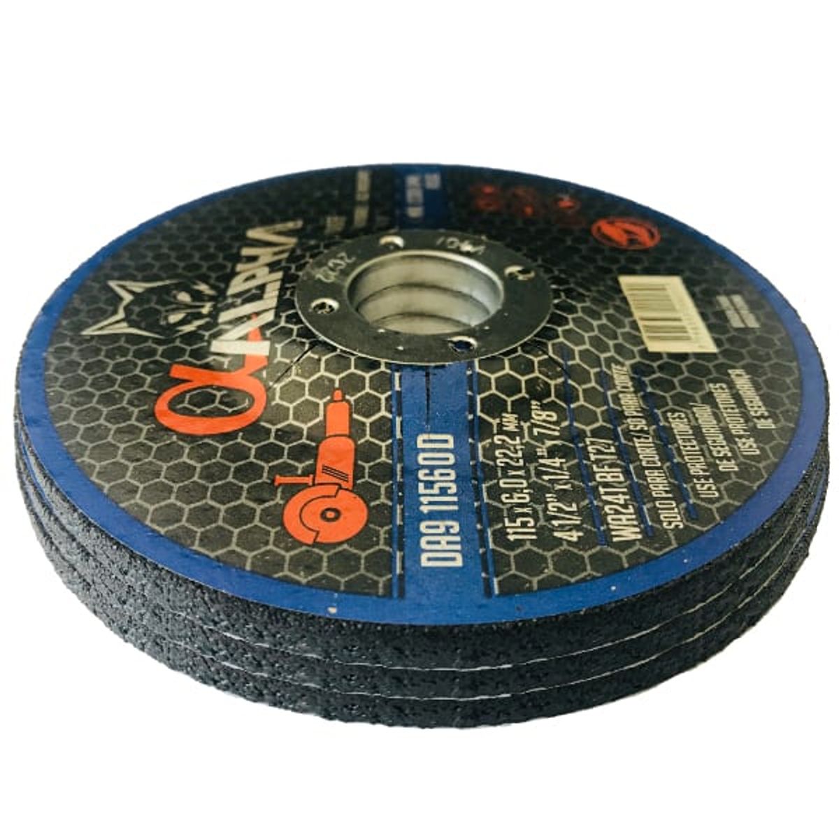 ALPHA PRO - Disco de Desbaste 4 1-2 X 6mm 5und Alpha Pro