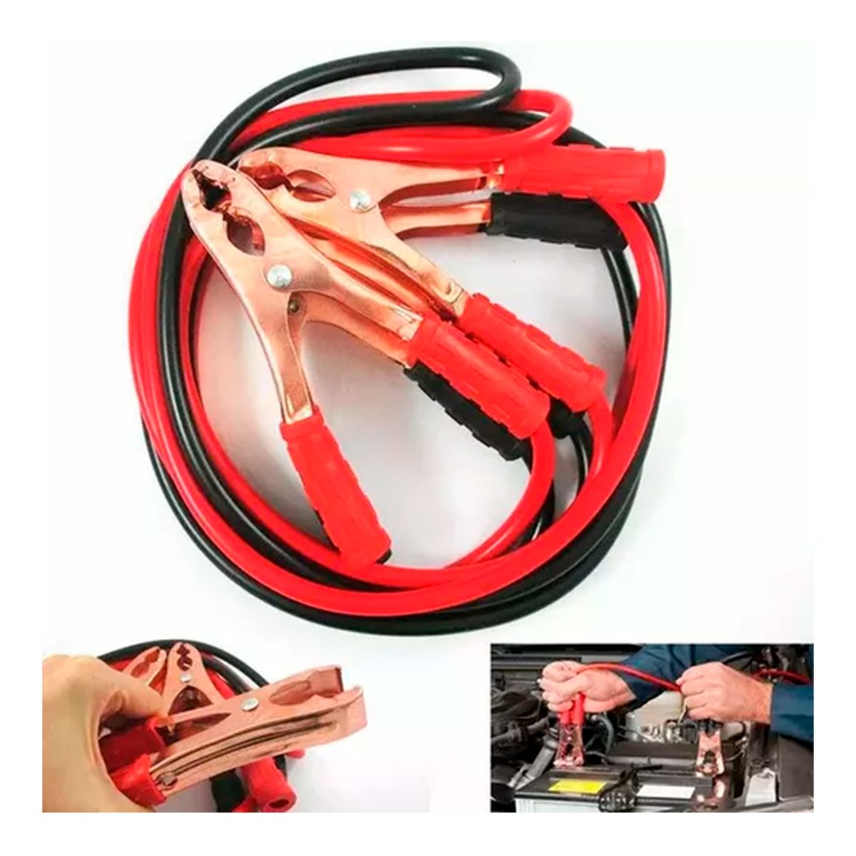 GENERICO - Cable Roba Corriente Para Vehículo 2 Metros