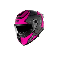 AXXIS - Casco hawk sv judge rosa fluor brillo