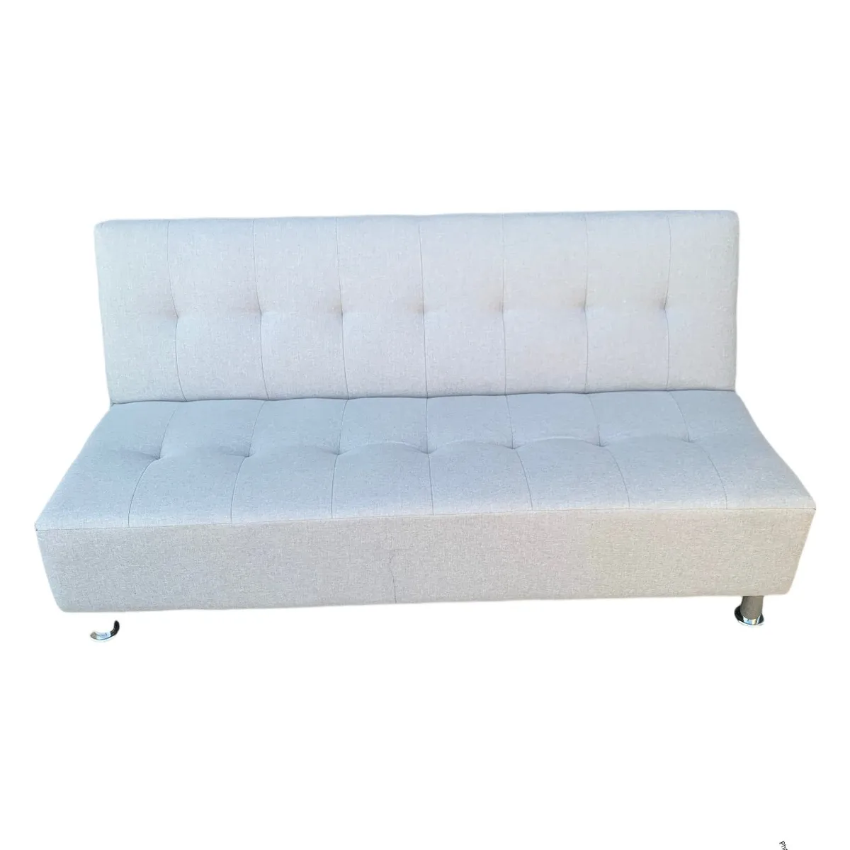 MUEBLES NEW - SOFA CAMA NEW GRIS LINO