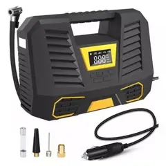 GENERICO - Mini Compresor De Aire Portátil Digital Linterna Auto Hogar