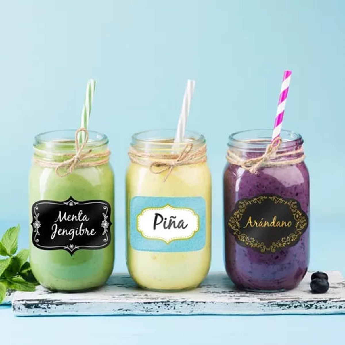 ADETEC - 16 Etiquetas Decorativa Diseño Corcho Con Lapíz Adetec