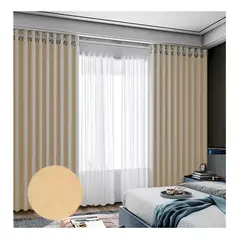 GENERICO - Cortina Blackout Caqui 2 Paño 140*220