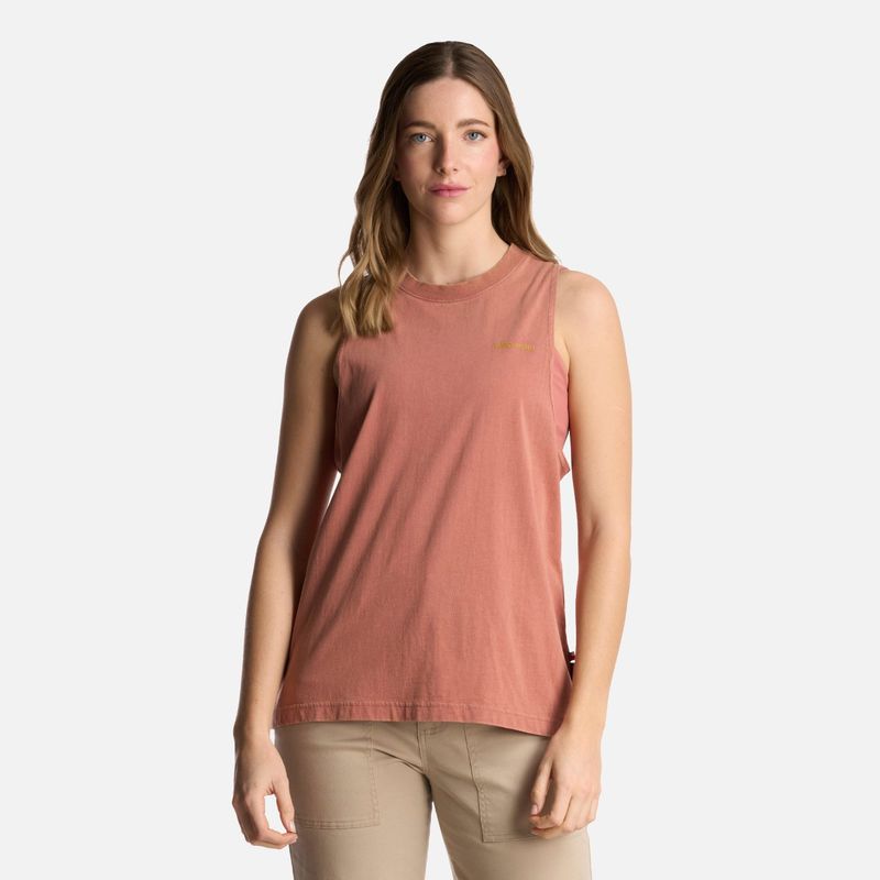 HAKA HONU - Polera Mujer Cornisa Terracota Haka Honu.-