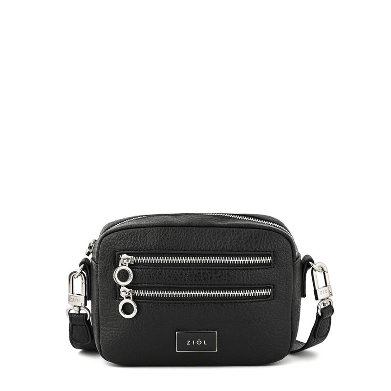 ZIOL - Cartera bandolera pequeña luzmaria negro especial