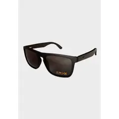 NIBA - Lentes De Sol Varilla De Madera Maromillas Negro