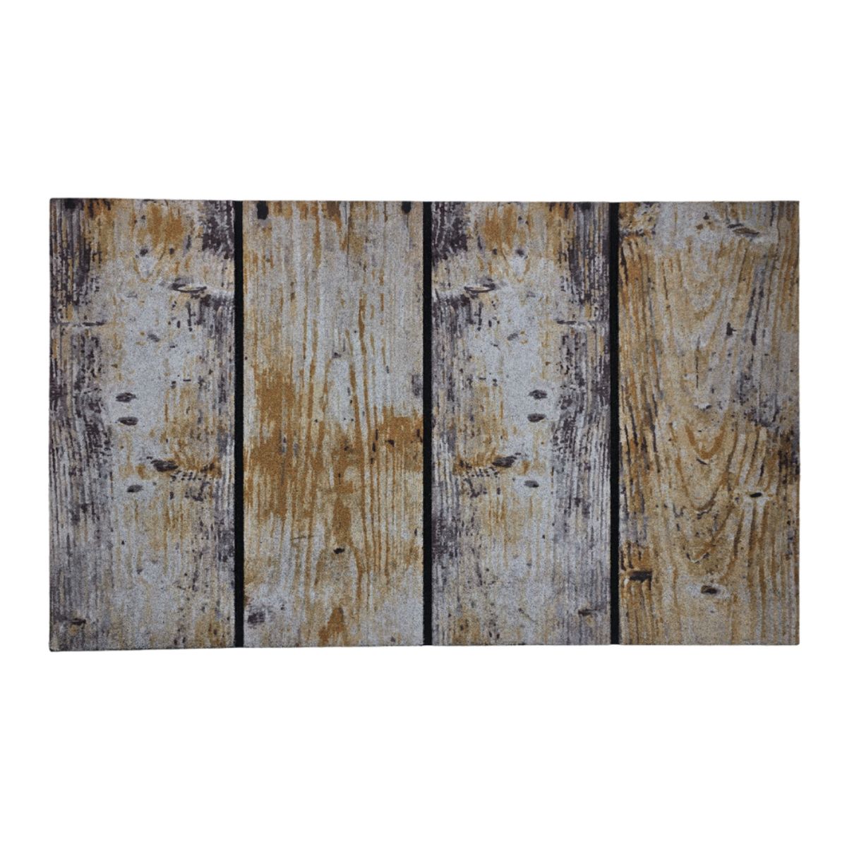 GENERICO - Alfombra Limpiapies Felpudo Alfombra De Entrada Tablas