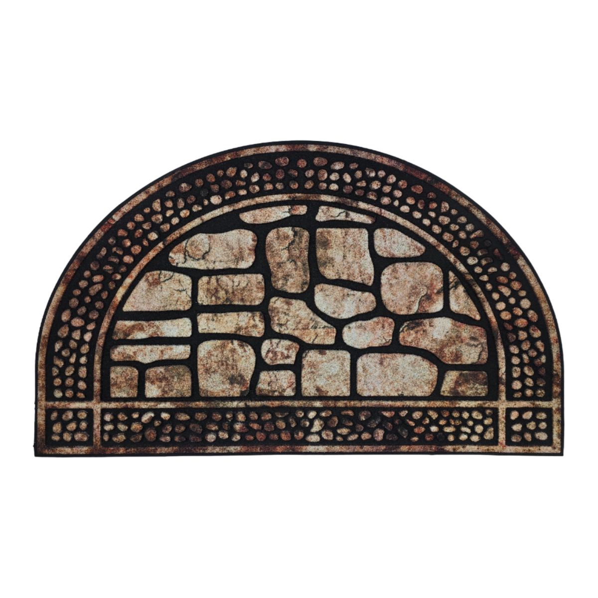 GENERICO - Alfombra Limpiapies Felpudo Alfombra De Entrada Piedra Semi