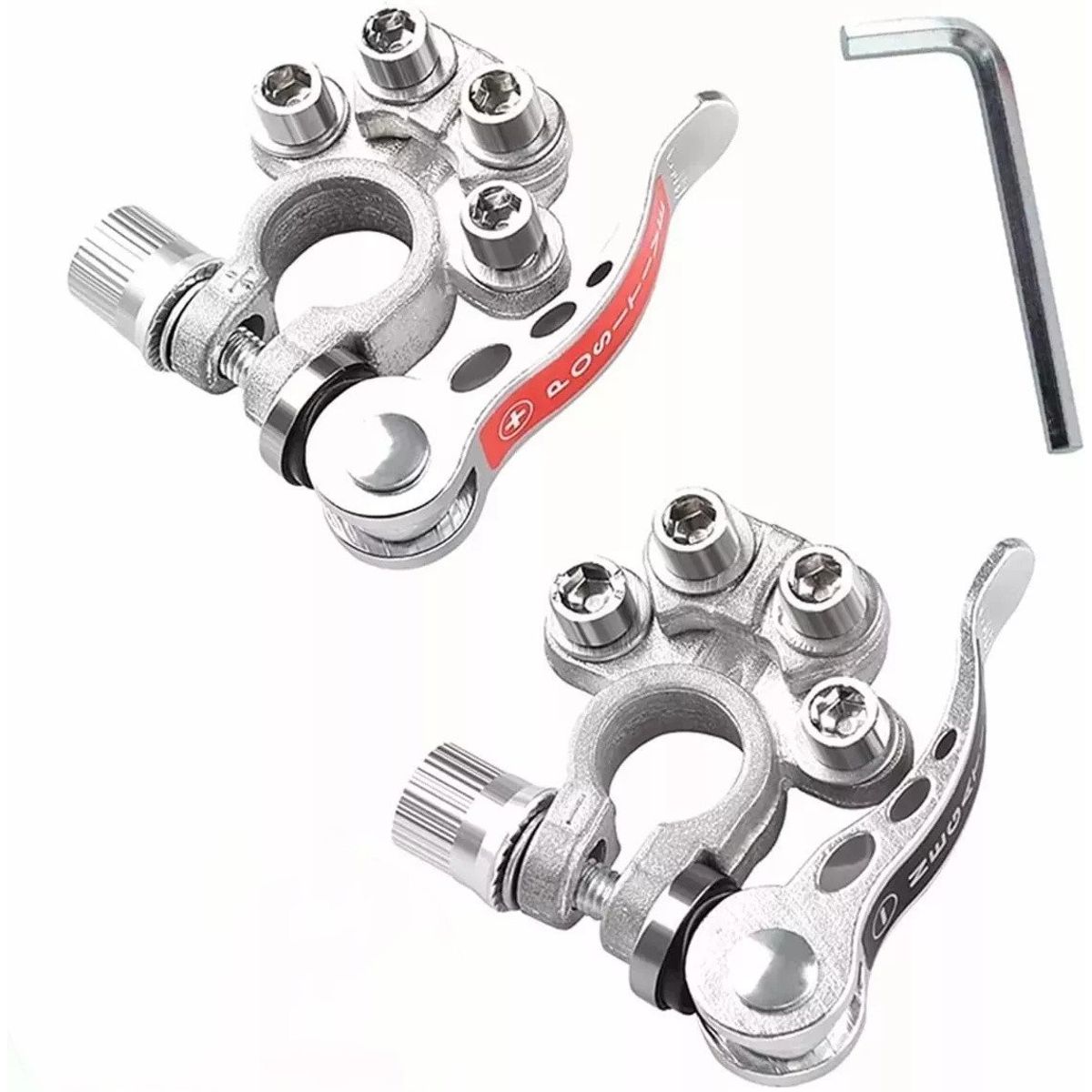 KUANGYE - Par Terminal De Batería Desconexión Rápida Coche Camioneta