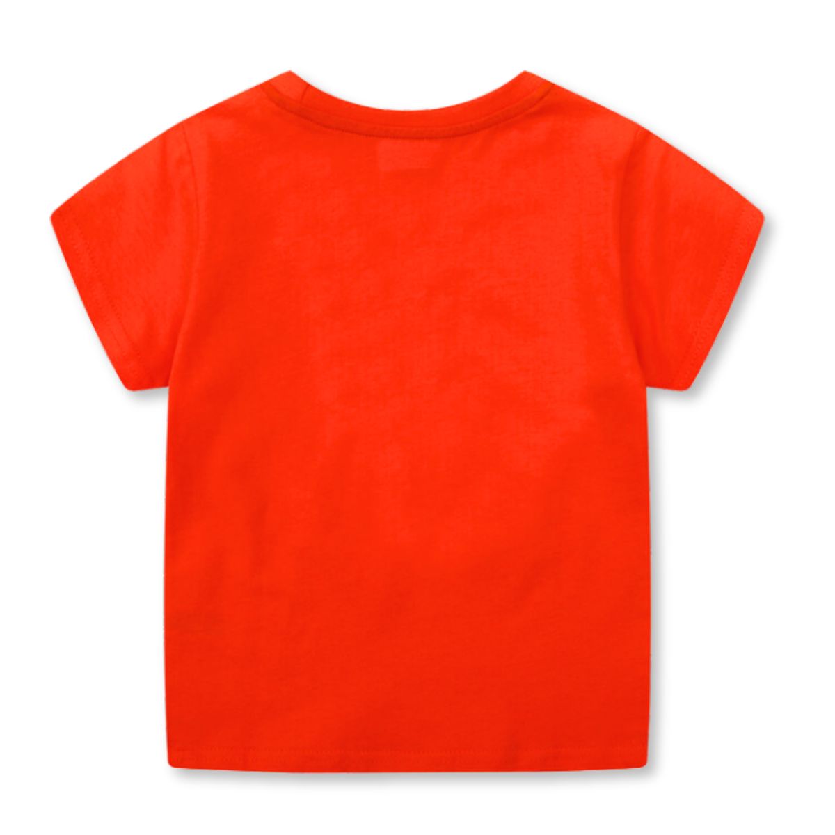 JUMP KIDS - Polera Niño Algodón Manga Corta Jump Kids Rojo Tigre